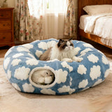 Cat Tunnel Bed with Interactive Ball – Washable